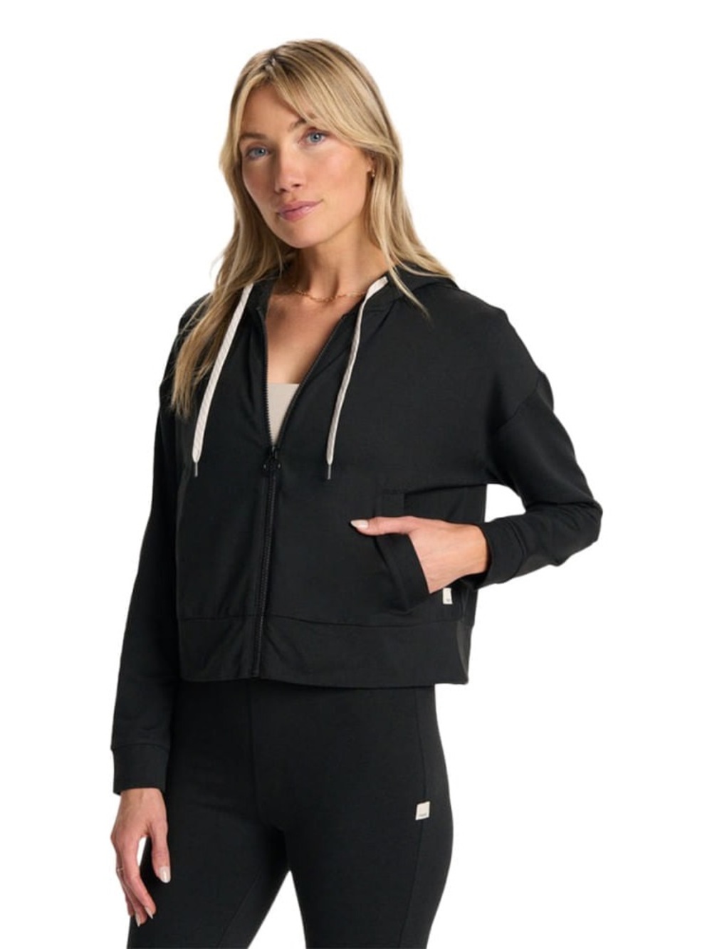 Vuori Black Full Zip Hoodie Like New Condition Size Small